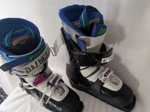 Dalbello Women's Zipfit Ski Boots Size 23.5 Color Black Condition Used